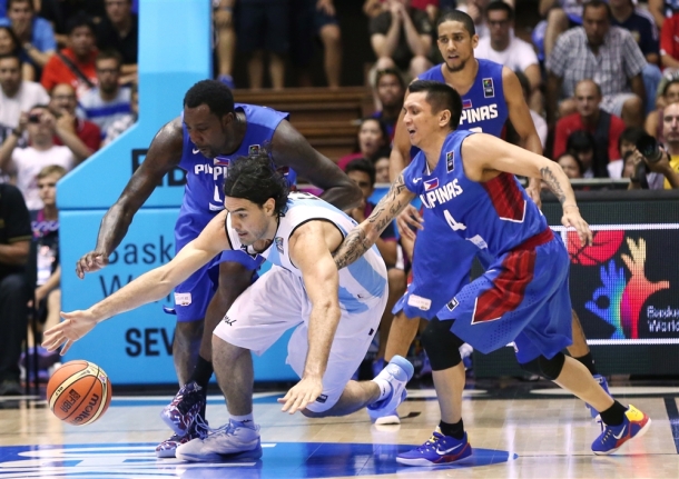Gilas Pilipinas vs Argentina. Photo from FIBA
